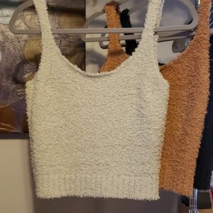 Skims Cozy Knit Tank Aqua XXS/XS